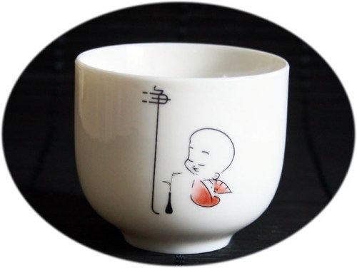 Buddha monk tea cup A